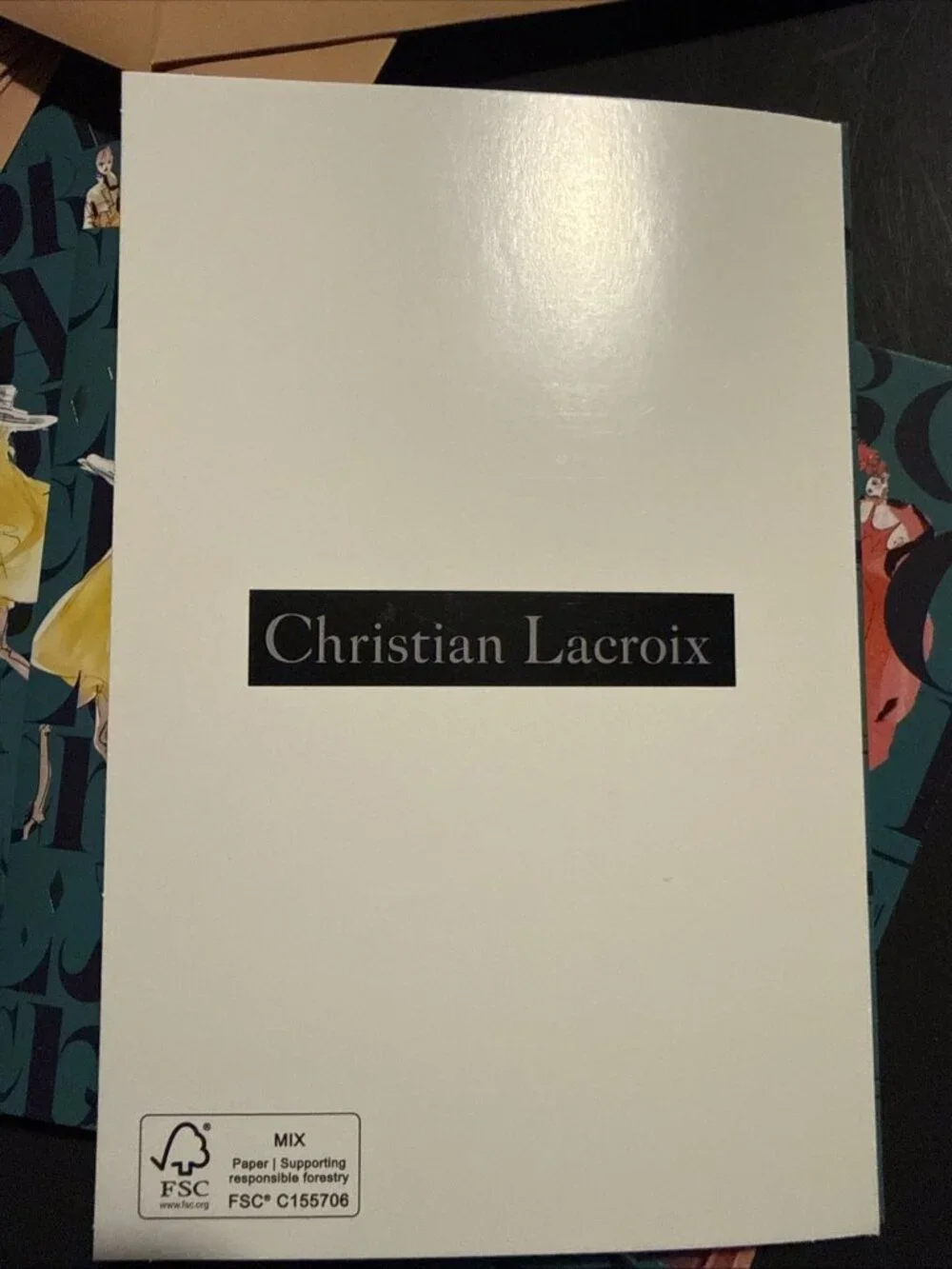 Christian Lacroix Thank you Stationary set 4x6 9 NOTECARDS 10 ENVELOPES LEFT